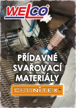 CRONITEX - přídavné svařovací materiály